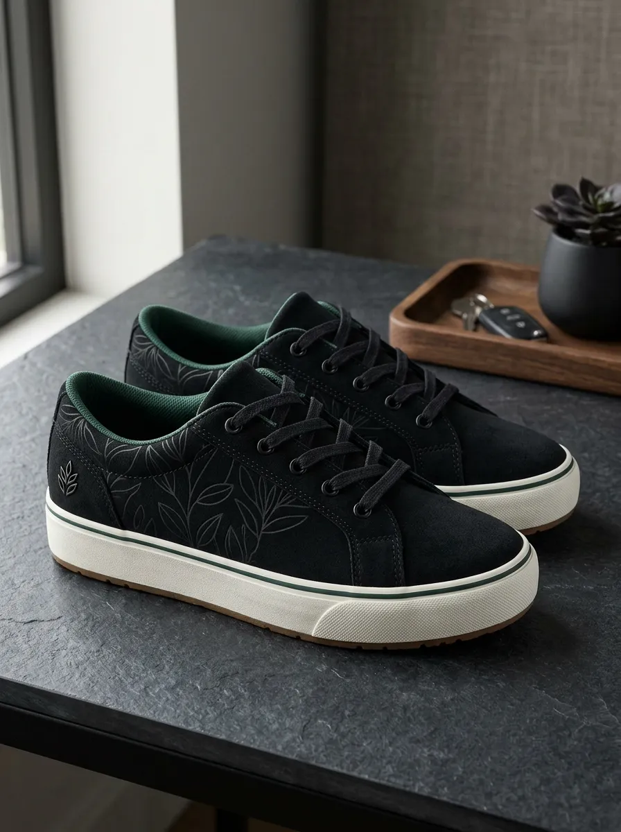 Women's Botanical Nature Lover Leaf Casual Skate Shoes