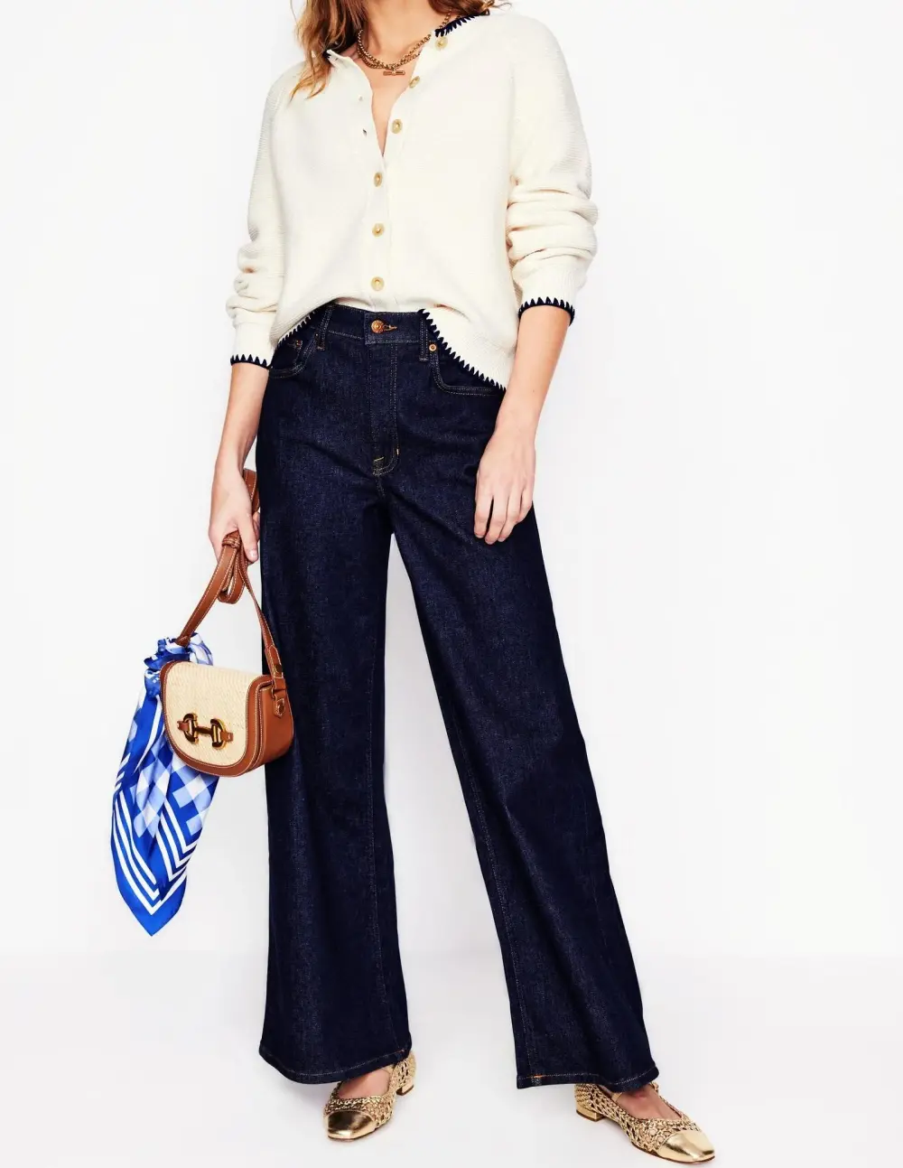 High Rise Wide Leg Jeans
