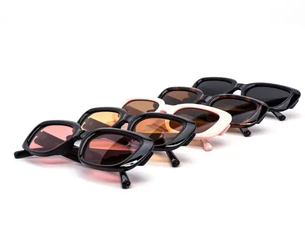 12-Pack Chunky Rectangle Daily Sunglasses