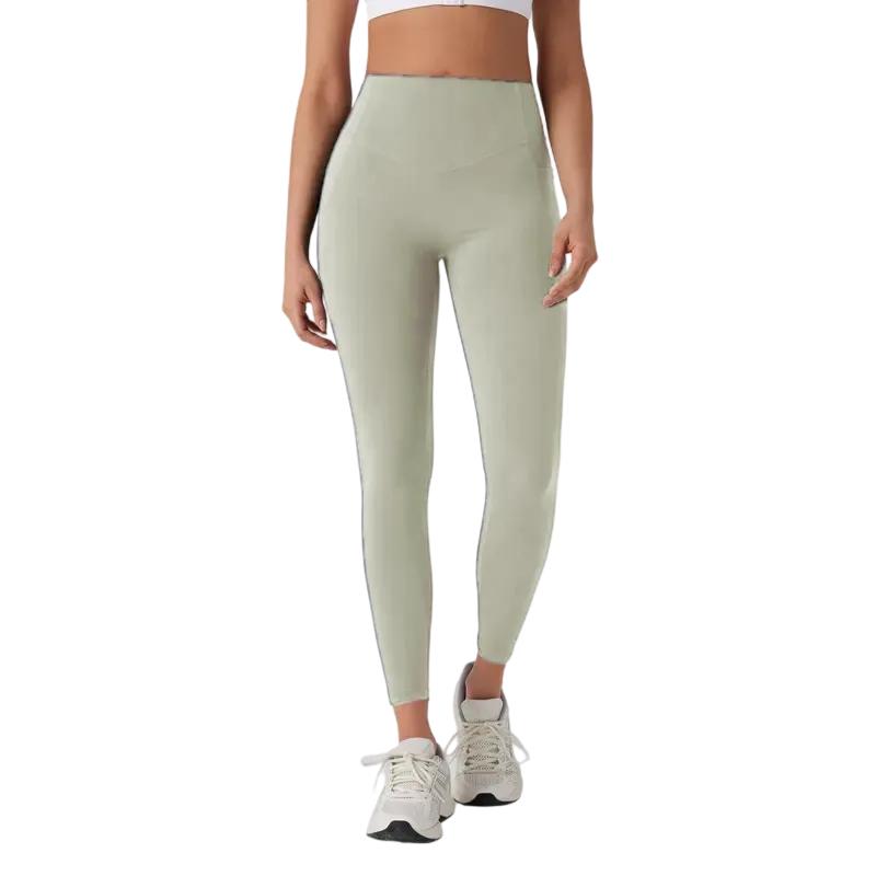 Women's UltraSculpt SoCinched High Waisted Tummy Control Butt Lifting Ruched Side Pocket Shaping Yoga Leggings