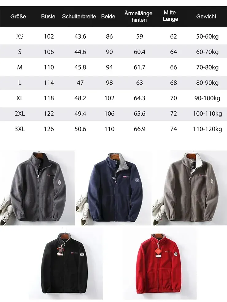 Aus 100 % Merinowolle gefertigt, ist sie weich auf der Haut, schnüffelt nicht und hält jahrzehntelang. Bedingungslose Geld-zurück-Garantie! Schluss mit dicker Kleidung! Diese Jacke ist wärmer als jede Daunenjacke!