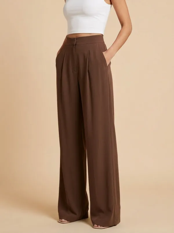 Classic Wide-Leg Women's Wide-Leg Pants