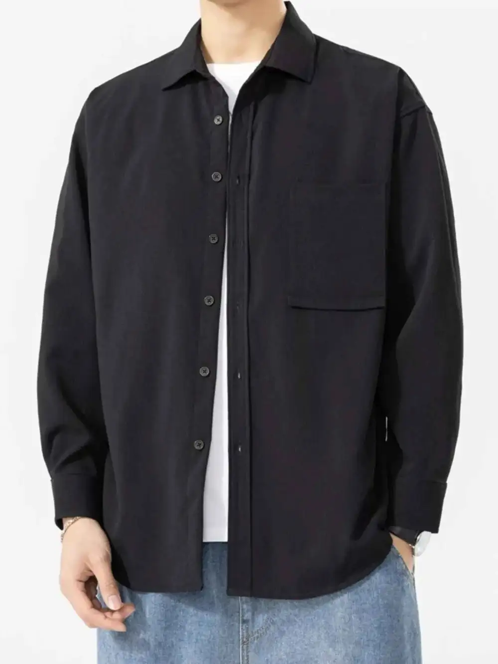 Everyday Button Up Long Sleeve Shirt