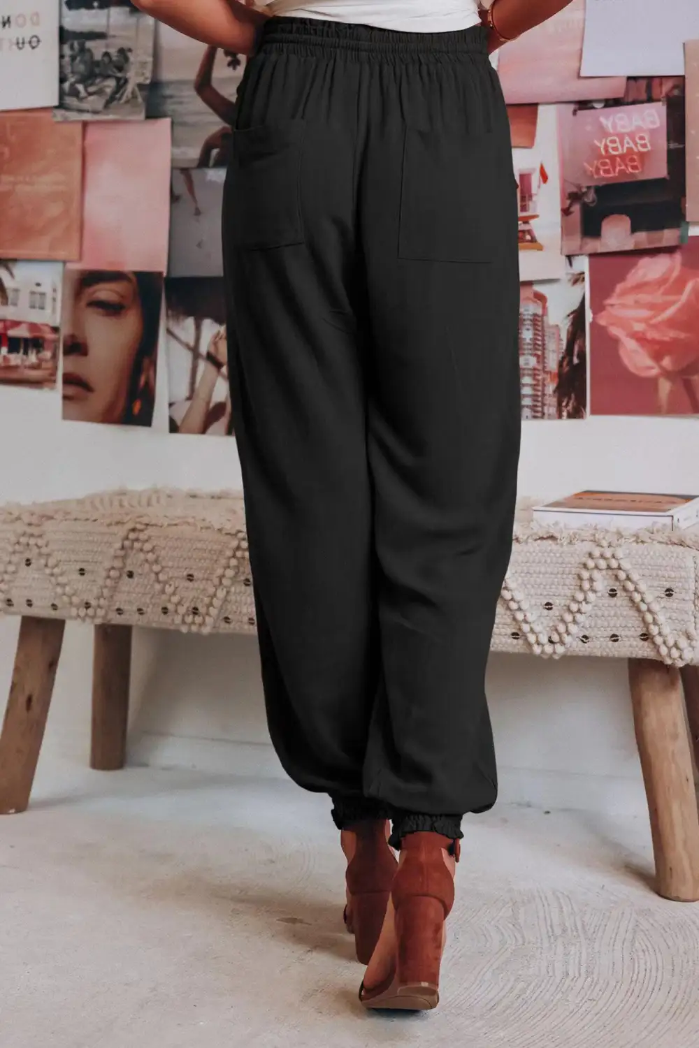 Relaxed Drawstring Everyday Pants