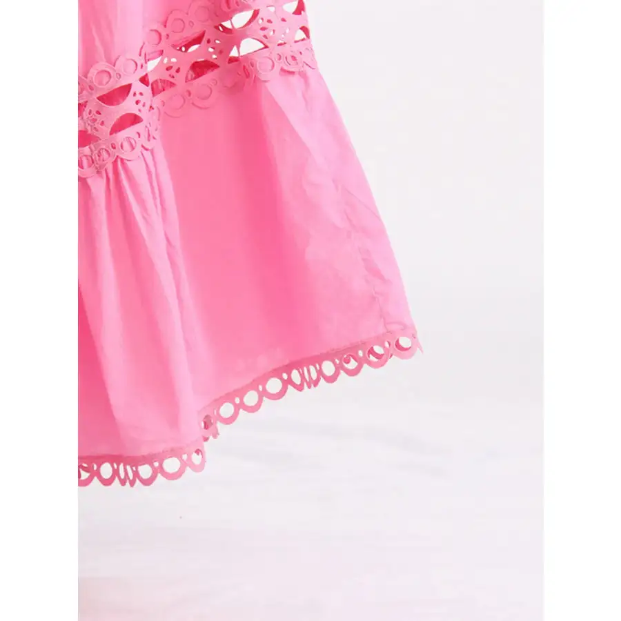 Lace Button Up Long Sleeve Top and Skirt Set
