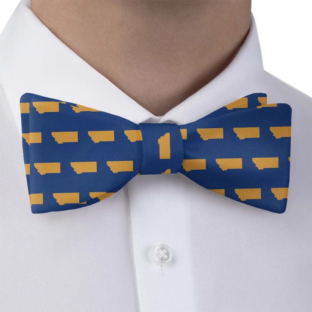 Structured Outline Motif Bow Tie