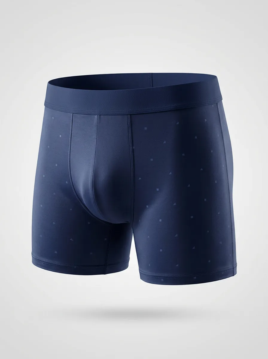 Men's Minimalist Geometric Pattern Geometric Print 3-Pack Boxer Briefs