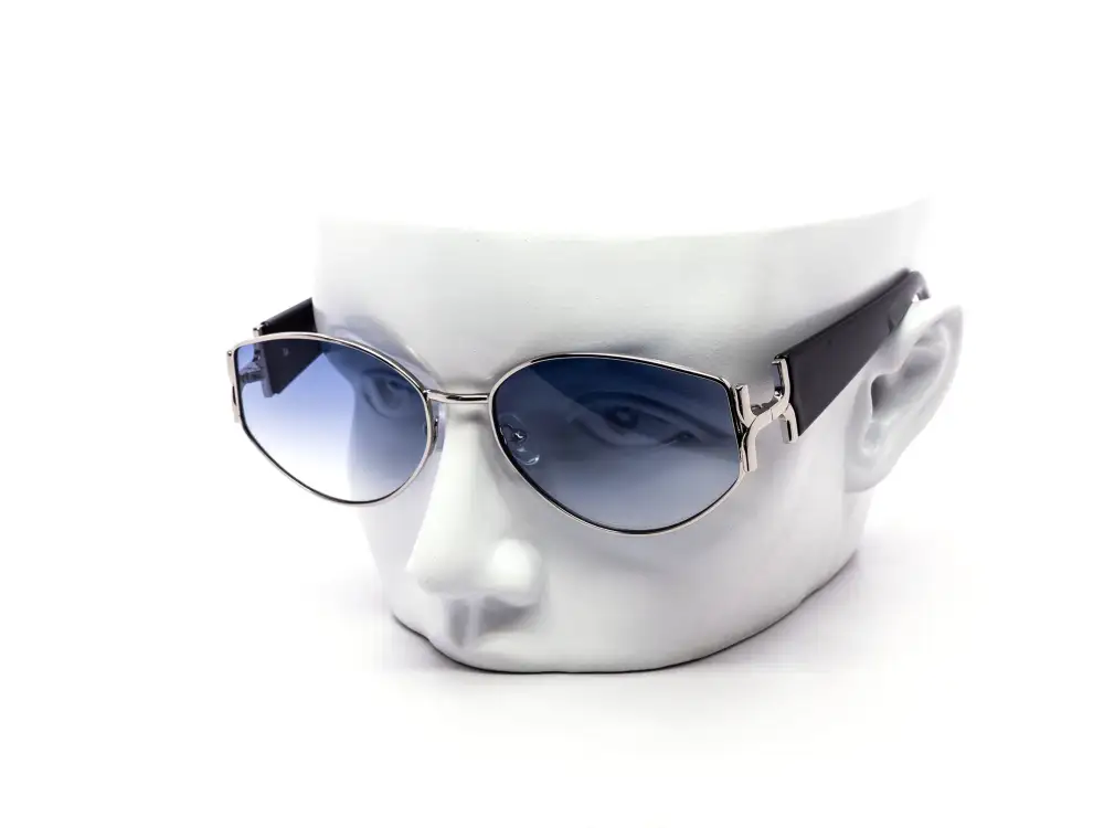 12-Pack Luxury Metal Oval Gradient Sunglasses