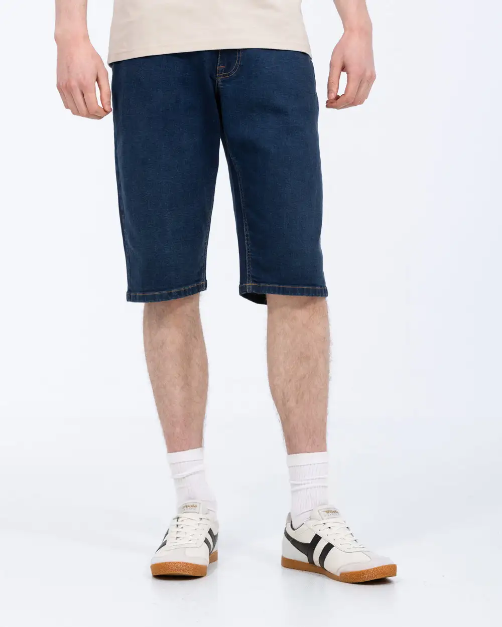 Clean Regular Fit Denim Shorts