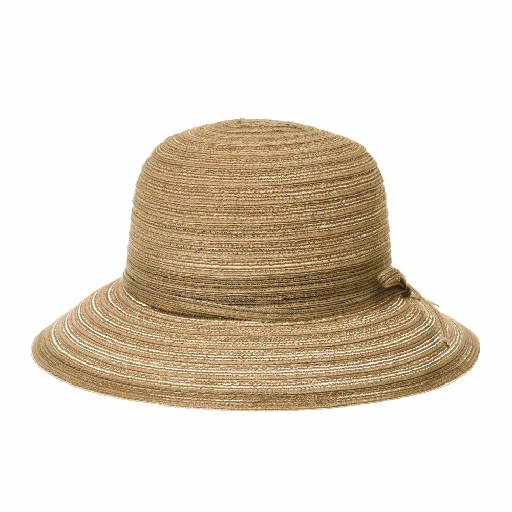 Straw Bow Accent Sun Hat
