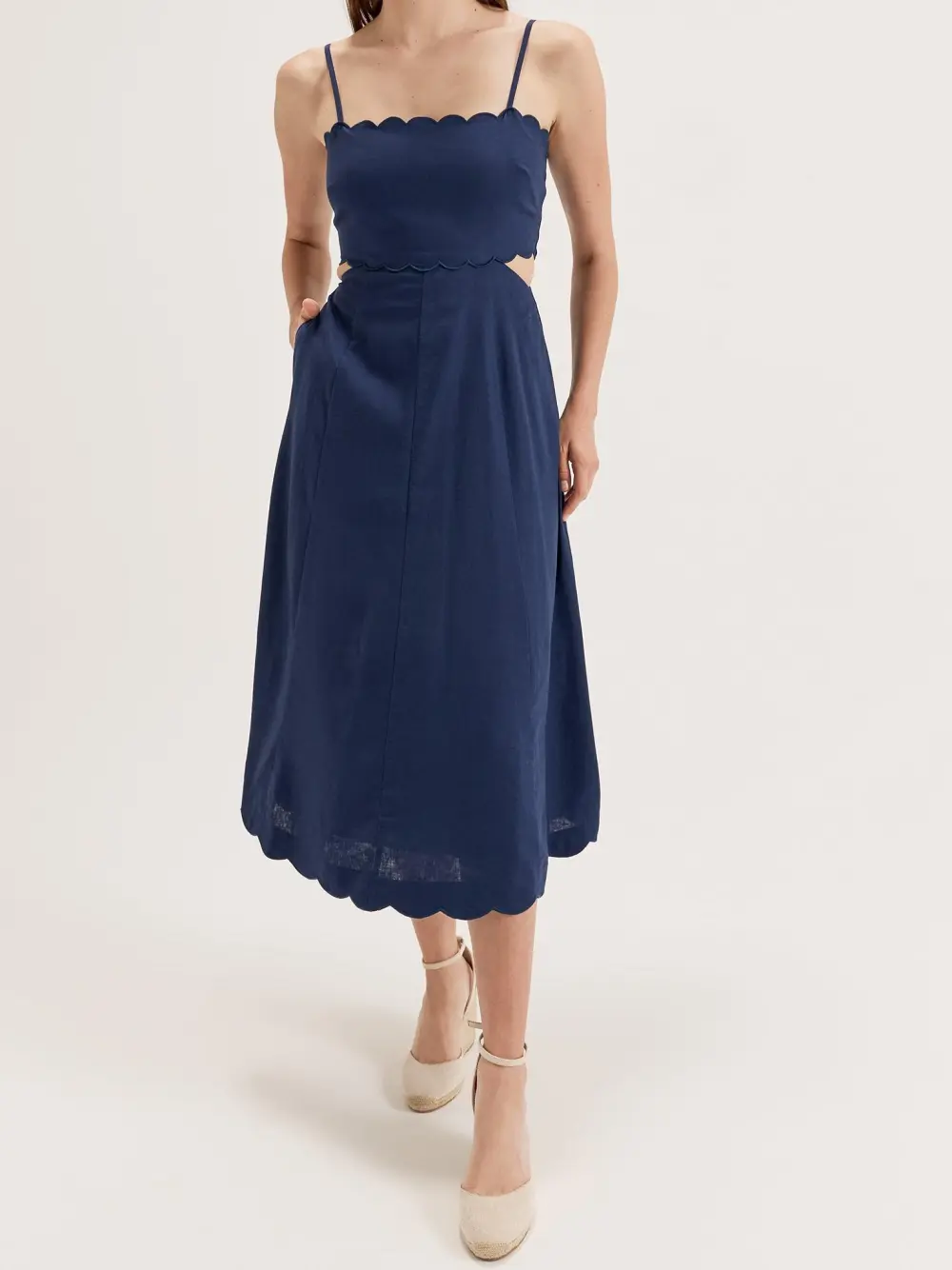 Gigi Scalloped Dress