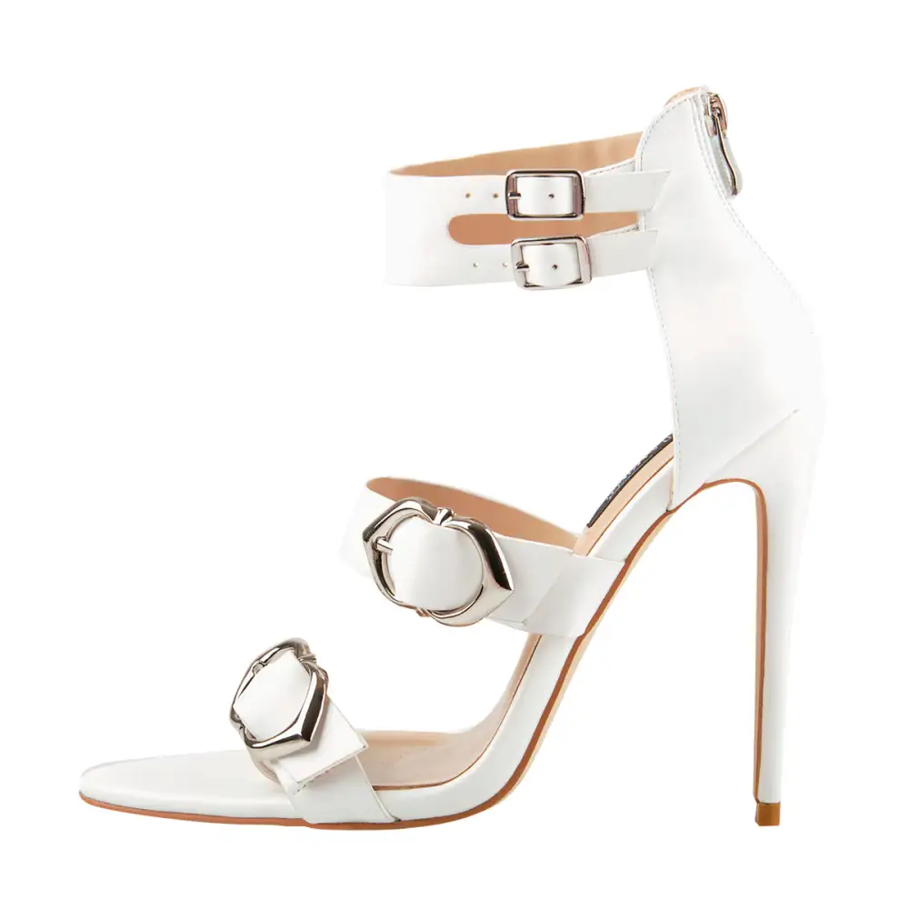 Ankle Strap Buckle Band Stiletto Sandals
