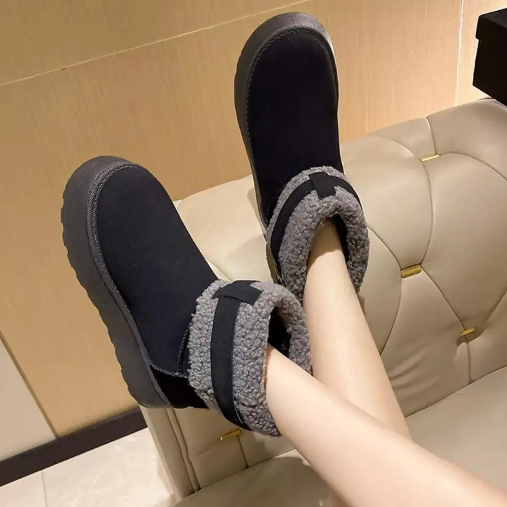 Cozy Plush Lined Winter Ankle Boots