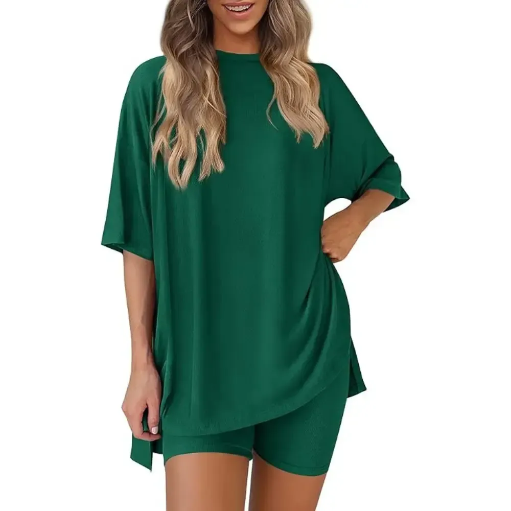 Crewneck Two-Piece Set For Women