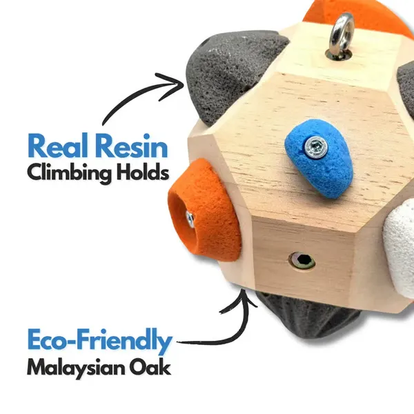 🧗‍♀️Handcrafted Boulder Block - Build Strength and Precision