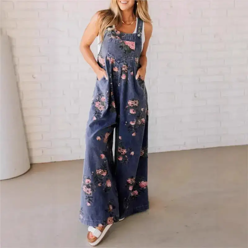 Utility Drawstring Lapel-Neck Jumpsuit