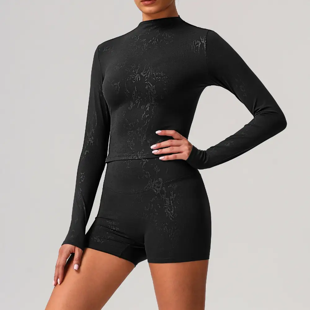 Long-Sleeve Yoga Activewear Active Set