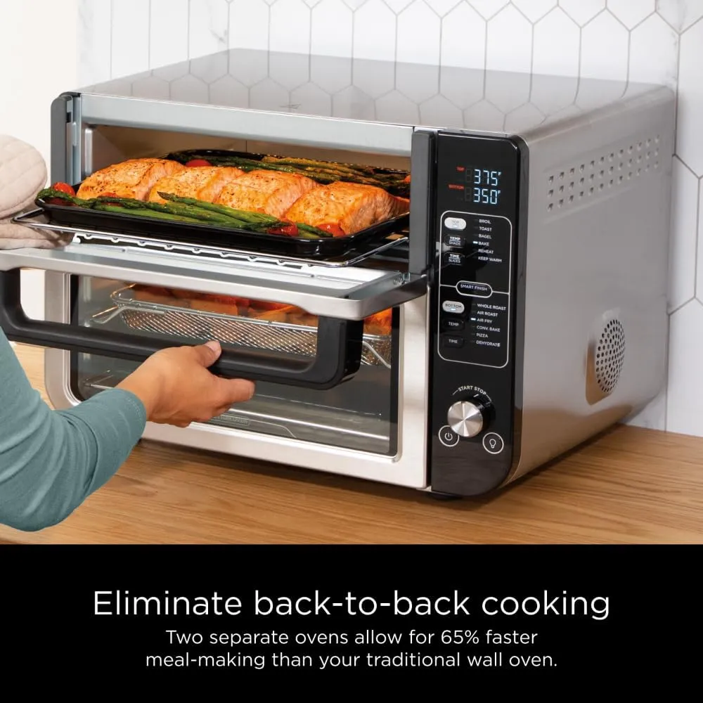 Ninja DCT451 12-in-1 Smart Double Oven with FlexDoor