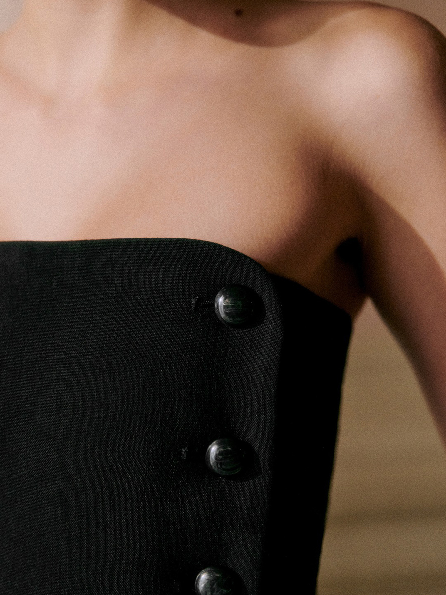 Off Shoulder Black Dresses