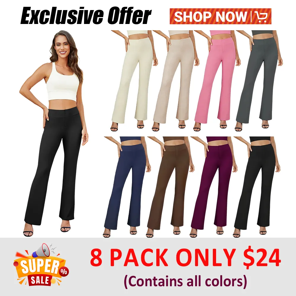 Women's Bootcut Dress Pants Business Casual Work Pants