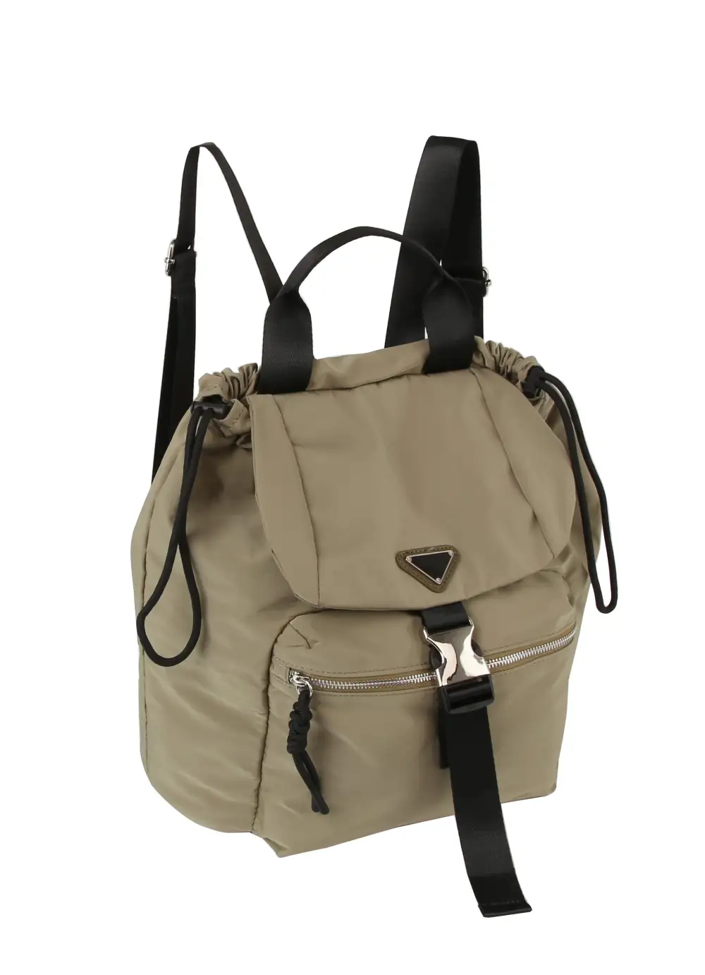 Drawstring Nylon Daily Backpack