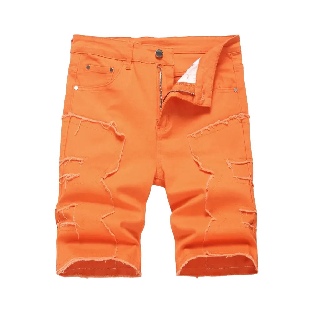 🛒 90% OFF NOW!2026 New Men'S Multi Pack Slim Fit Stretch Denim Shorts Ripped Skinny Jean Shorts For Men