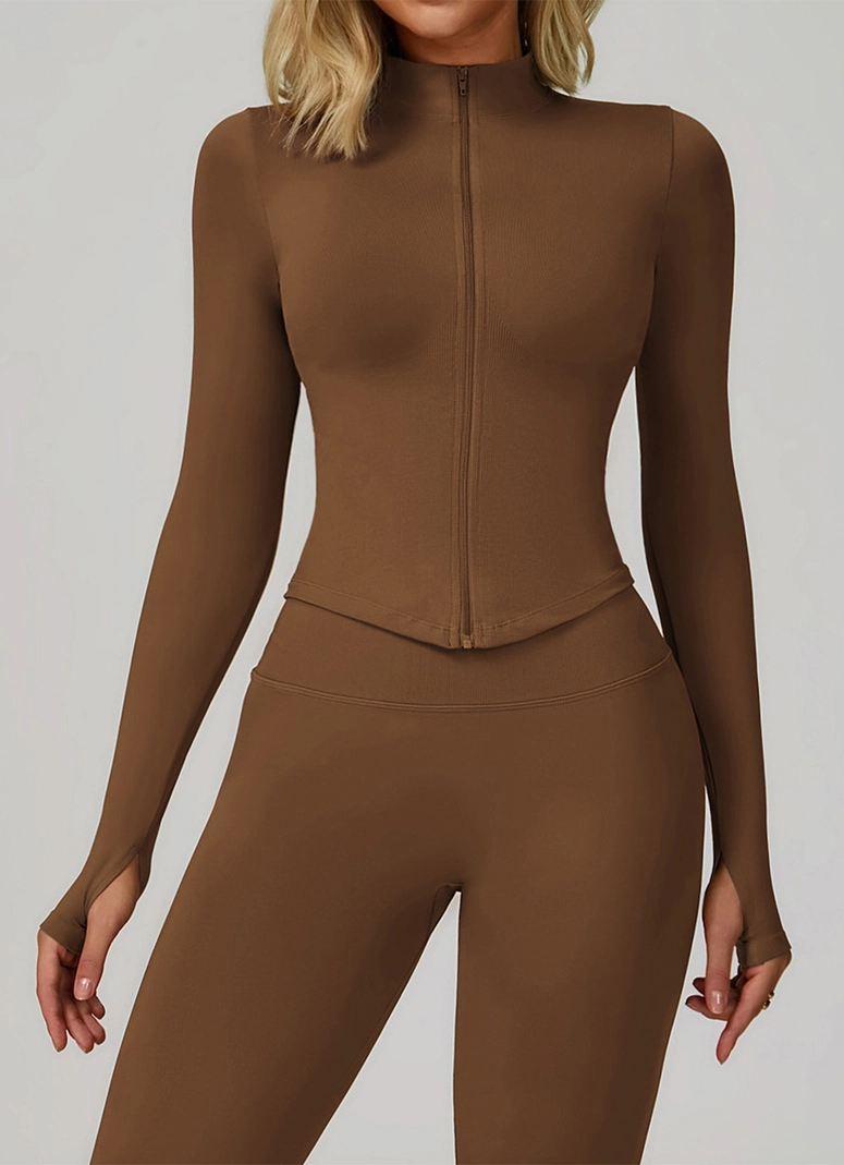 Zip Up Active Jacket Set