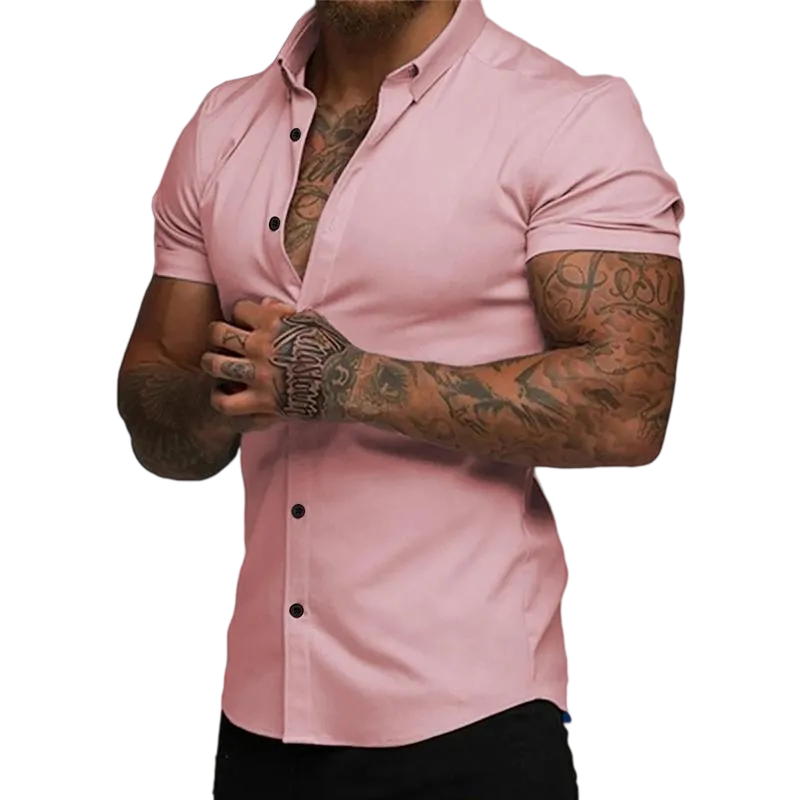 10PACK-Mens Casual Button Down Shirt