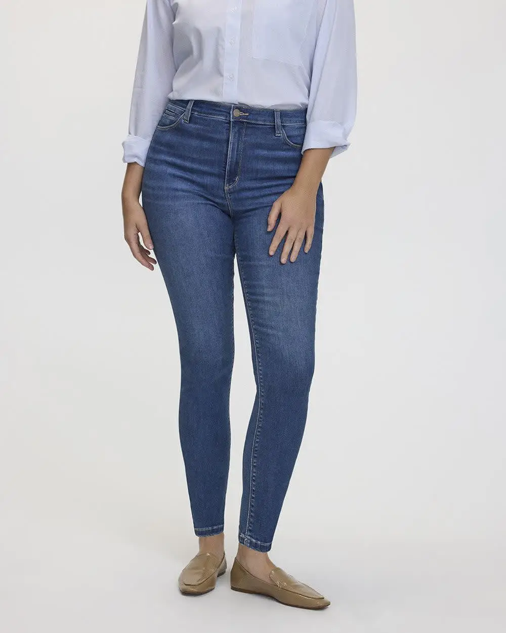 Skinny-Leg High-Rise Jean  Signature
