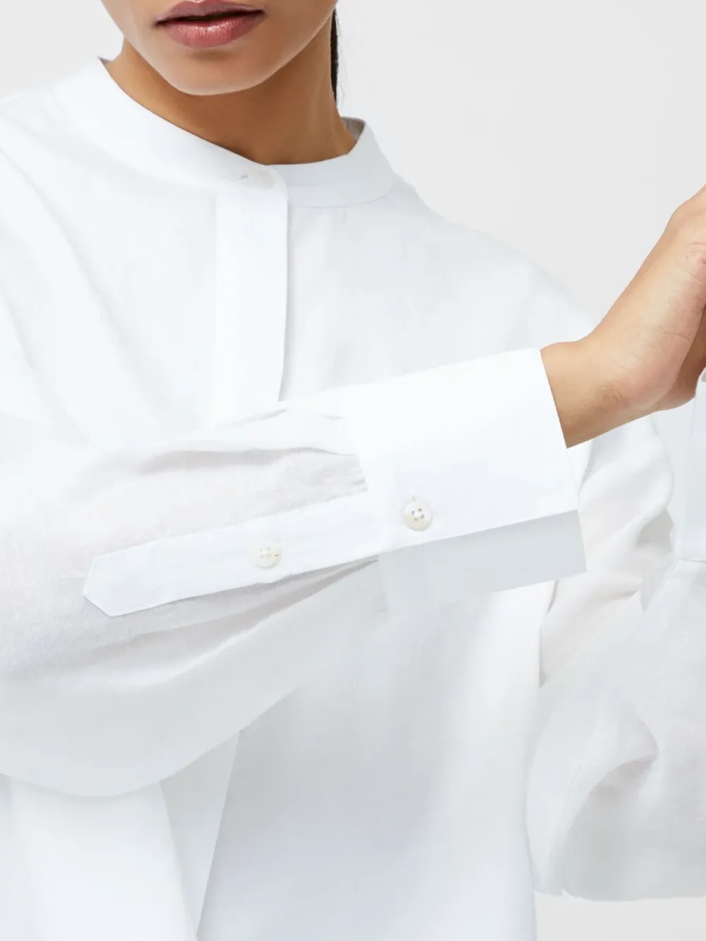 Loose Drop Shoulder Cotton Business Shirt