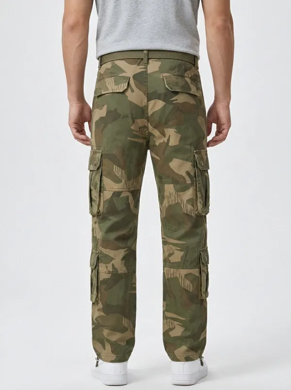 Trail-Ready Camouflage Camouflage Cargo Pants