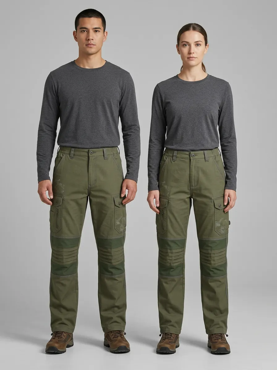 Unisex Active Utility Camo Tactical Work Pants