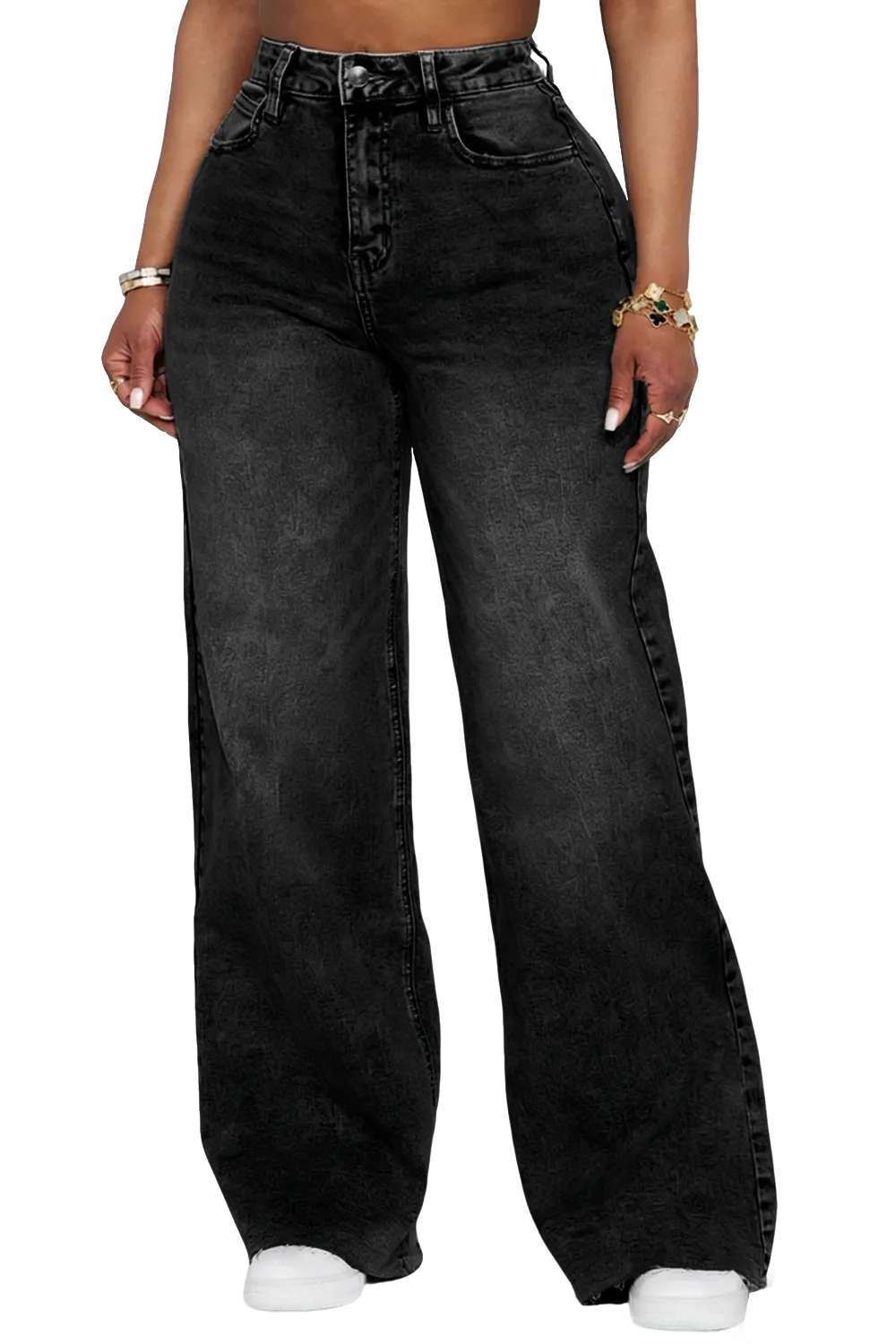So Valid Stretch Wide Leg Jeans