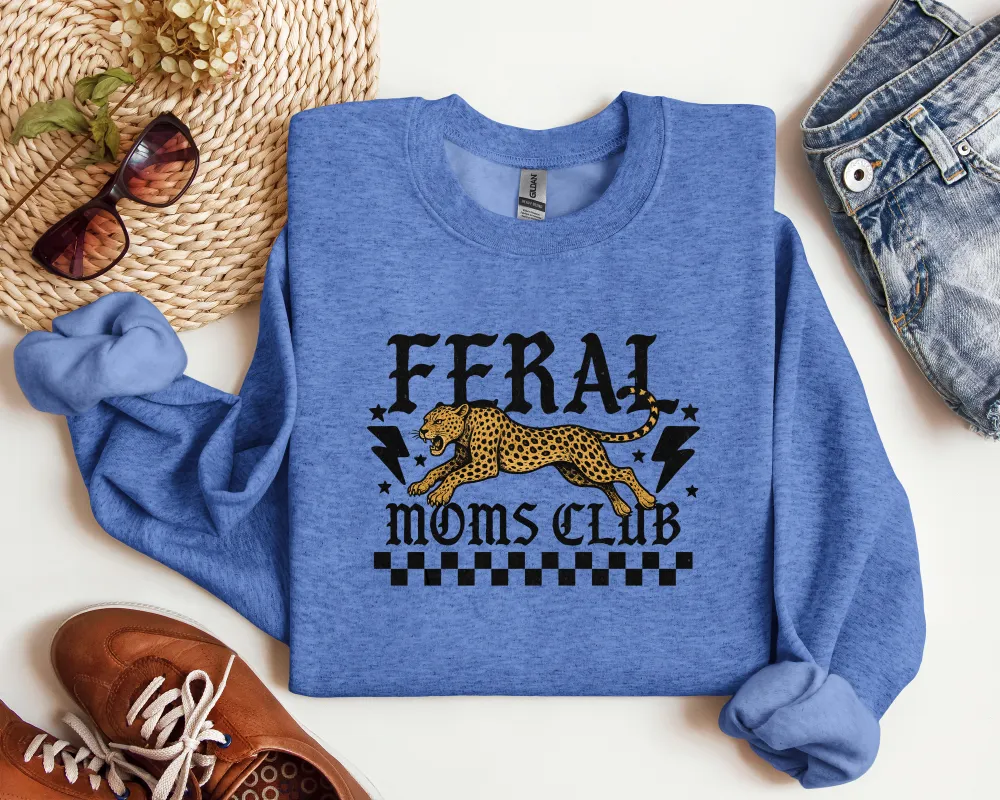 Mom Club Graphic Crewneck Sweatshirt
