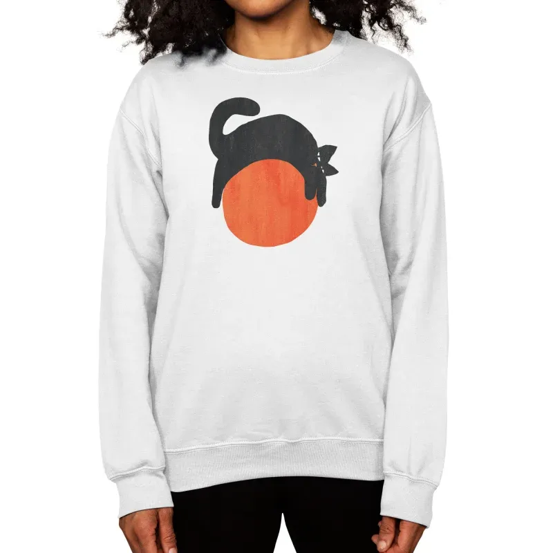 Cat Sunset Art Sweatshirt