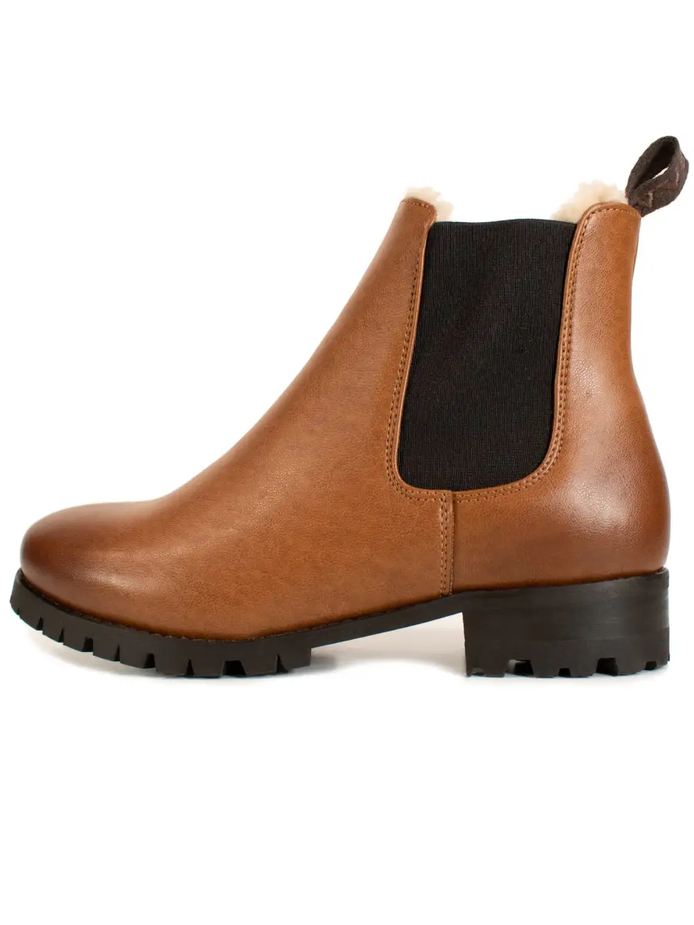 Women's Clean Profile Insulated Vegan Leather Chelsea Boots