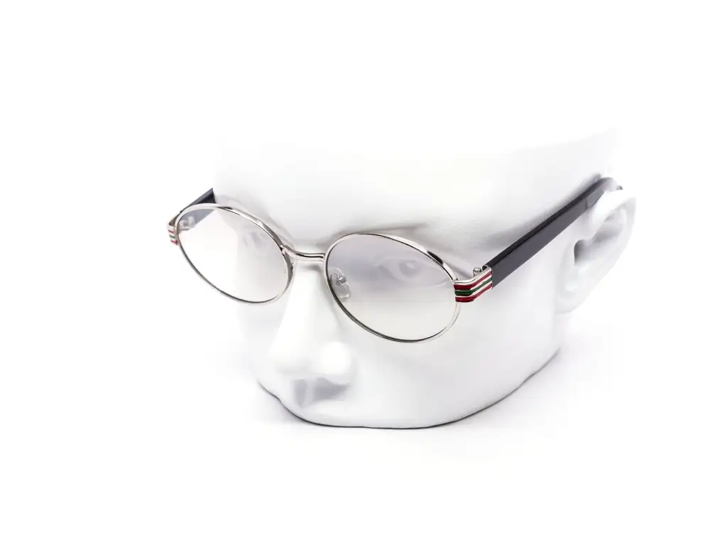 12-Pack Metal Oval Gradient Sunglasses