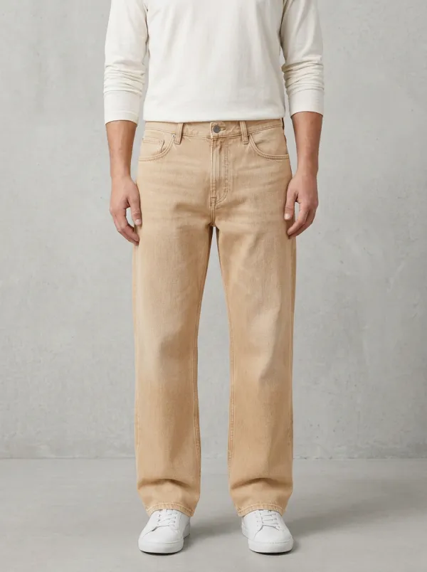 Streetwear Washed Straight Jeans