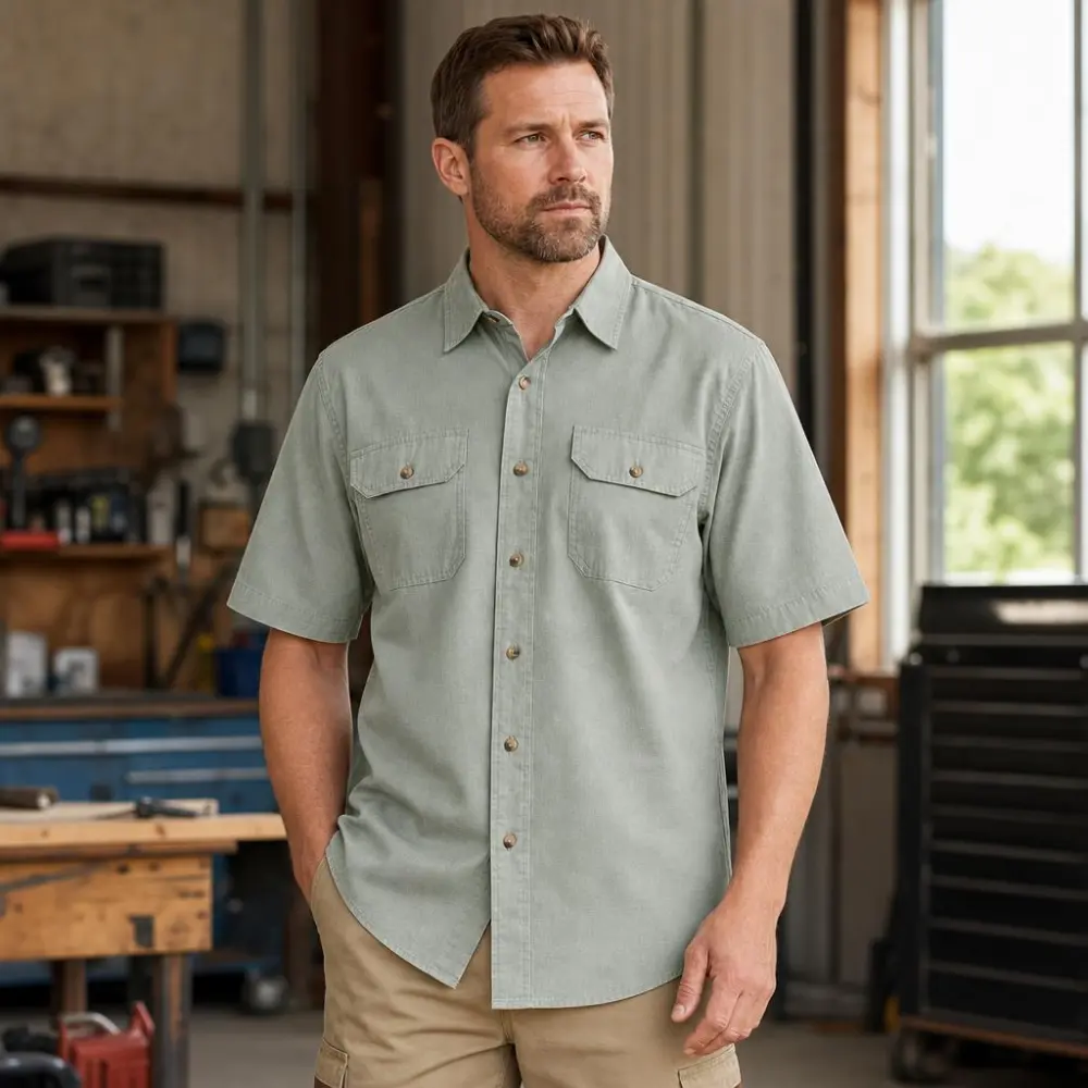 Men’s Short Sleeve Utility Work Shirt