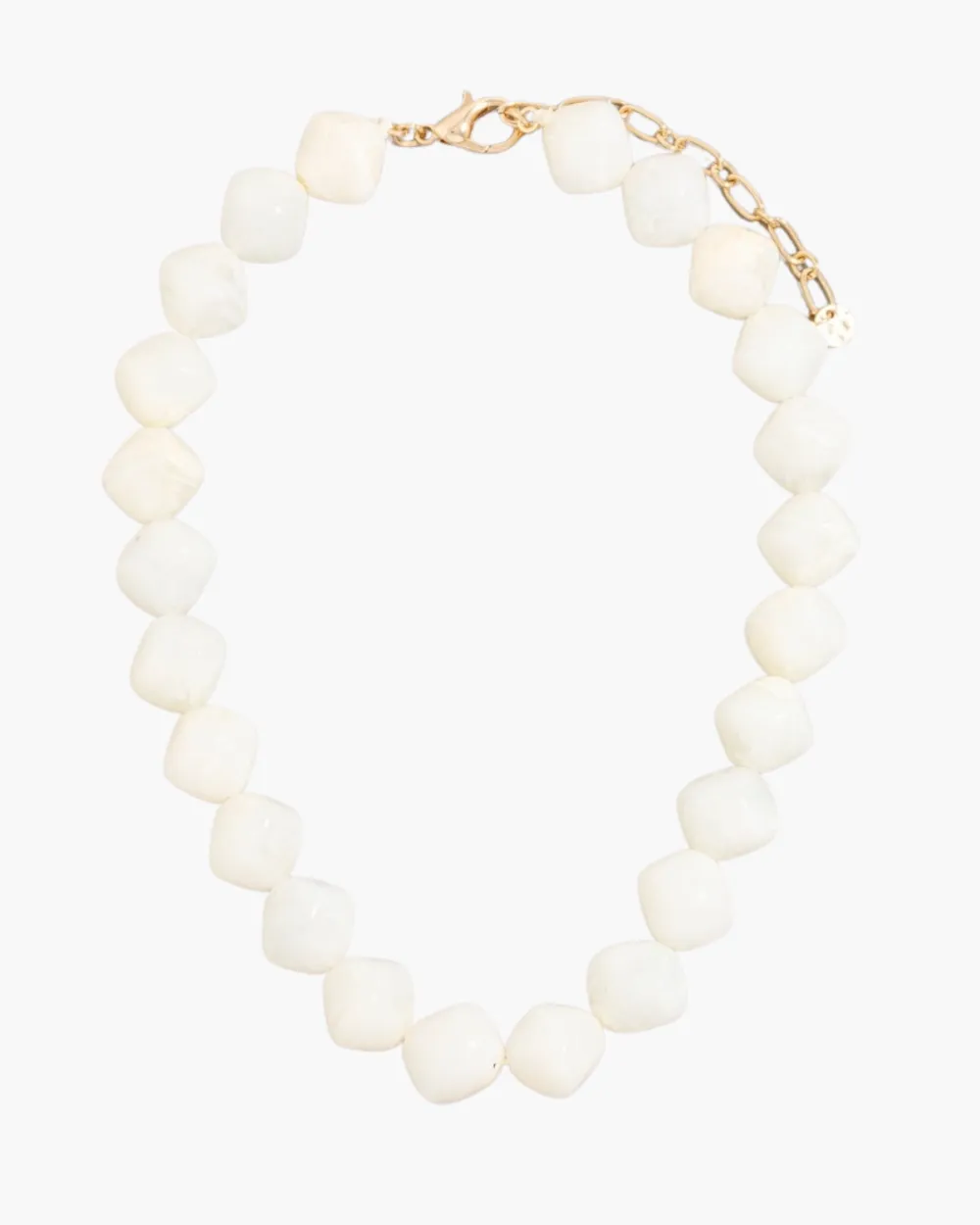 Modern Marble Beaded Necklace