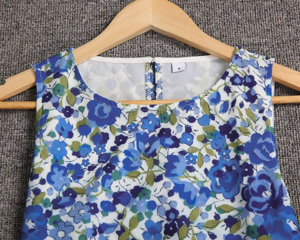 New Summer Midi Floral Print Dress