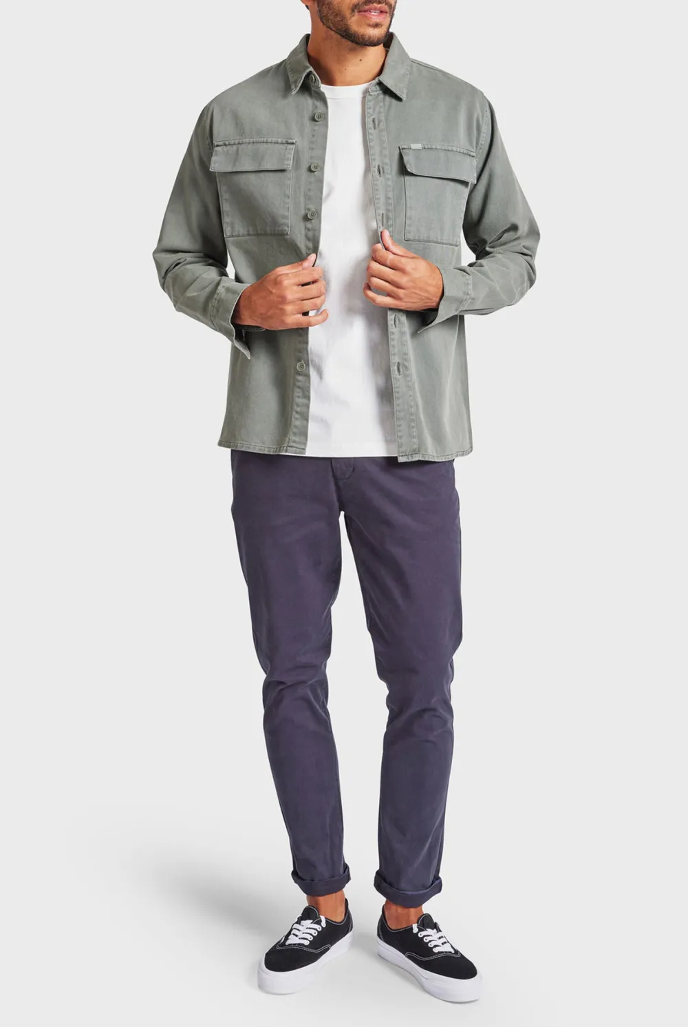 Blue Corduroy Essential Overshirt