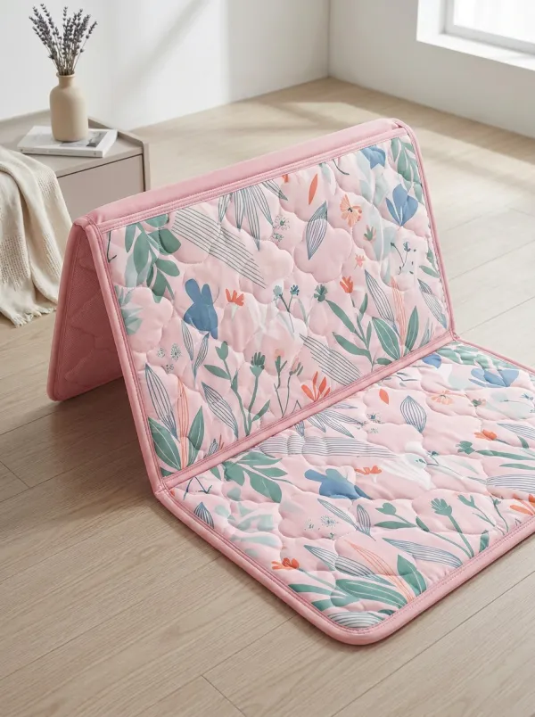 Botanical Floral Nature Pattern Cooling Mat