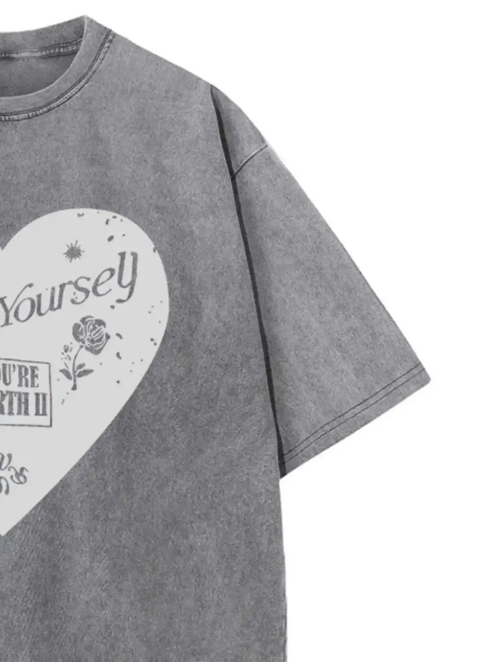 Easy-Wear Round-Neck Short-Sleeve T-Shirt