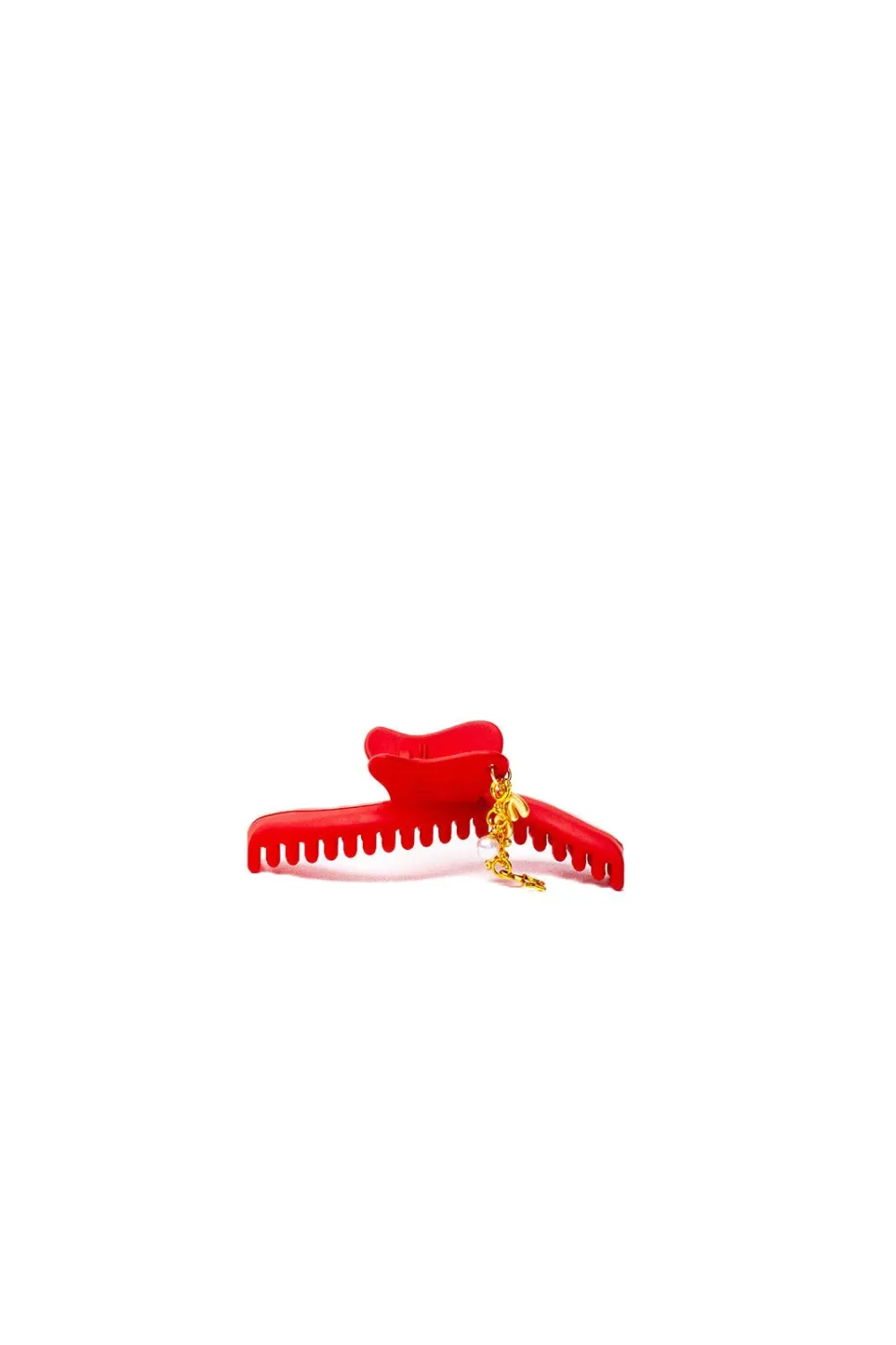 Wavy Charm Hold Hair Claw