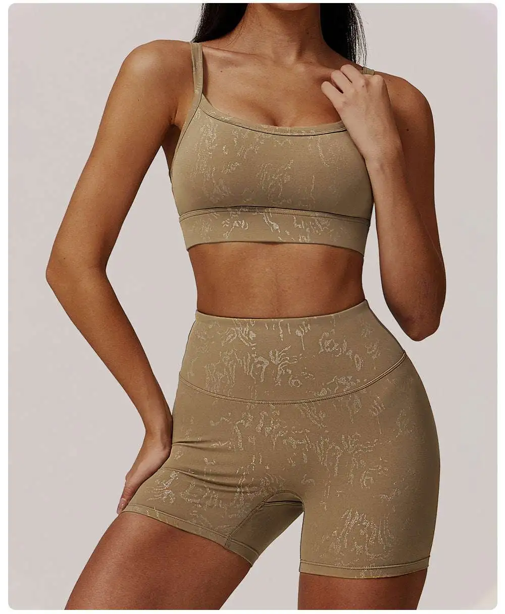 Long-Sleeve Yoga Activewear Active Set