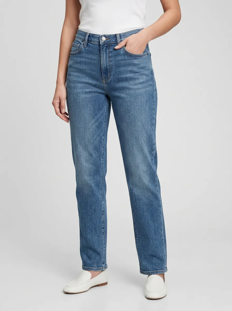 Refined Washed Denim Jeans
