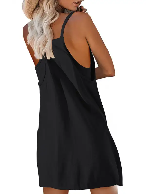 Casual Suspender Top Jumpsuit Shorts