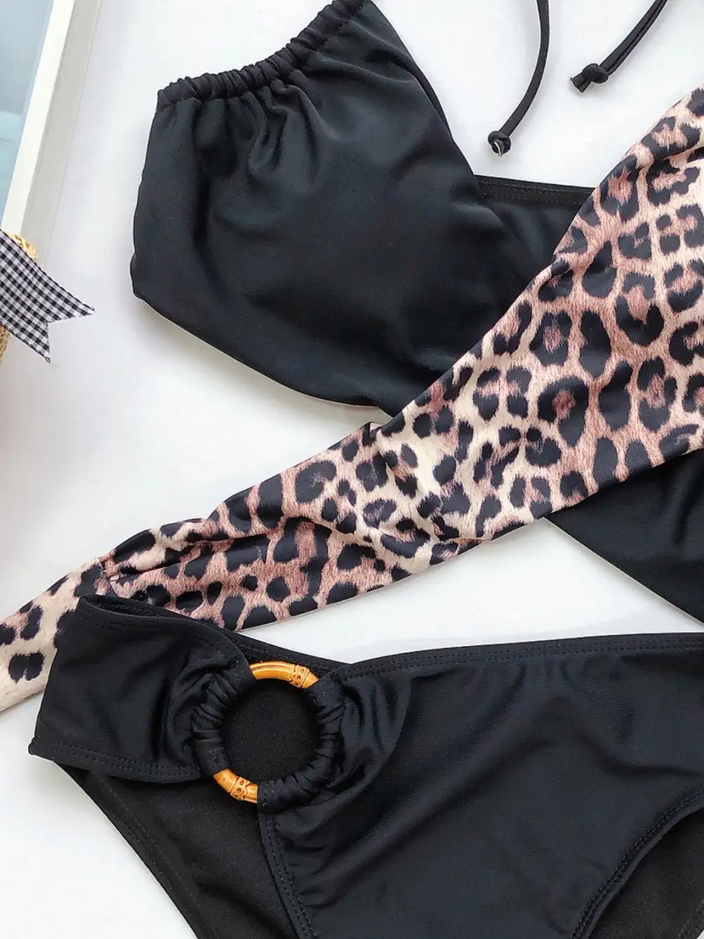 Halter Neck Coordinated Bikini Swim Set