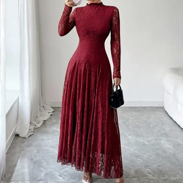 Women's A-Line Lace Bridal Dress